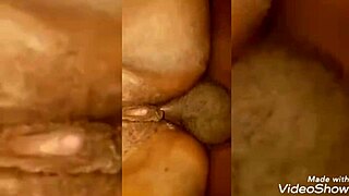 Horny housewife bent over for big black cock doggystyle pounding. Creampie fills her shaved wet pussy hard.