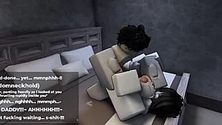 Teaching her a lesson in Roblox for keeping me waiting 😏