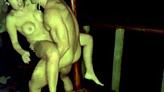 Latina babe with big ass and tits gets fucked by stranger with monster cock in the woods