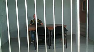 Big tit brunette Isis Love gets her shaved pussy pounded by monster cock in creampie action.