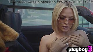 Hey, check out glamorous big ass milf Alexis Texas stripping naked in sport car?