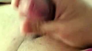 Horny Ladyboy with Big Tits Gets Massage and Masturbates Huge Cock