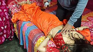 Why are you teasing me like that, cute saree bhabhi, wanting rough hard anal after ice massage?