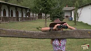 Sandra Romain Craves Outdoor Anal Cock Ride