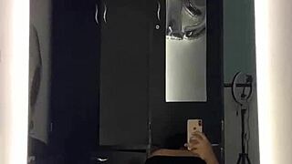 Morena latina, you love getting fucked in front of the mirror like that?