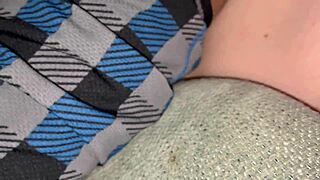 18 year old blonde takes double creampie in one night from big cock action