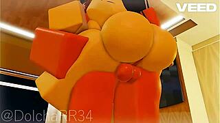 Dolcharr34 Comp Showcases Big Ass and Tits in Detailed Action