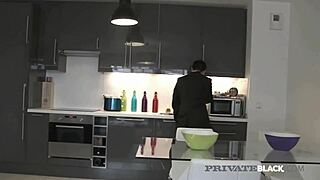 privateblack shows cuckold watching ambre aphrodite take double penetration from two bbcs in lingerie