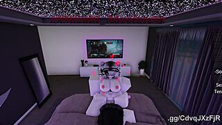 Roblox condos sex with stranger featuring big tits cowgirl riding and pussy licking action