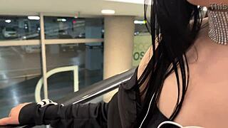 I ran into a fan at the mall and he took me for some fun action.