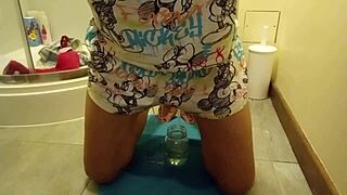 Hey, check out all this wetting and intense masturbation action