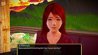 I feel the deep connection in my new family with big tits brunette milf and redhead teen  