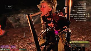 Gemma Smithy explores bound blowjob training as a submissive slave in intense BDSM monster session