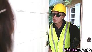 Petite Teen 18+ Gets Facial!