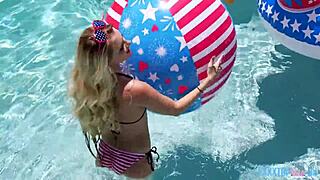 Oh gosh, I the cute blonde teen 18+ riley star gettin' fucked hard at party by gi joey