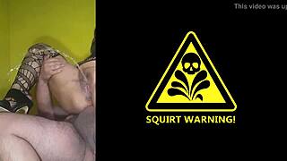 I swallowed a huge cumshot and gifted a squirt in amateur bbw action