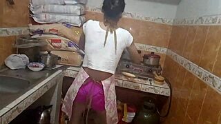 From Peru, my charming little putita says she's for the people, so she cooks, dances, and fucks all in one - takcheraaa!