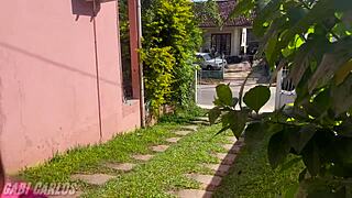 Hubby left on trip so I called neighbor to fuck me while his wife was out