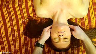 Oily tits squeezed bouncy yet wet during massage