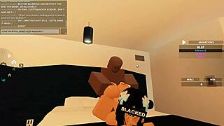 135 Roblox Porn Blacked With Cute Girl Taking Big Black Cock In Ass And Pussy
