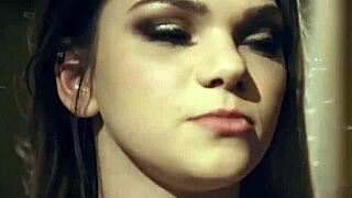 brunette girlfriend sneaks in deepthroat blowjob and cowgirl riding with boyfriend in taboo hardcore sex