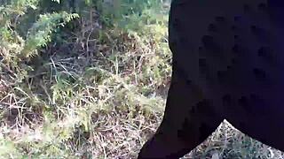 High Heels And Walking In The Woods