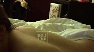 Look at this big-assed blonde stepsister showing off in the hotel room