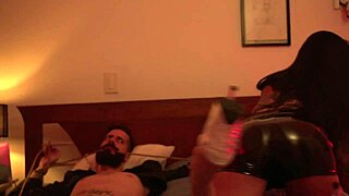 Hey exploring those first steps into BDSM with trust and temptation in this kinky latex session