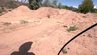 narrative of a blonde athletic woman sucking balls and monster cock in pov at moab utah usa