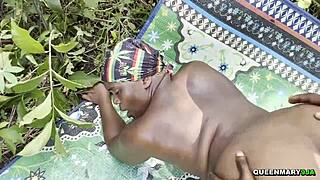 Cheating Wife Fucks Husbands Friend Outdoor