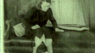 Ever wondered about that vintage hairy pussy getting wild with a pooch in outdoor retro action?