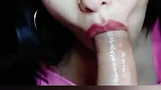 Colombian Girl Squirts from Wet Pussy Licking and Deepthroat Cumshot on Ass