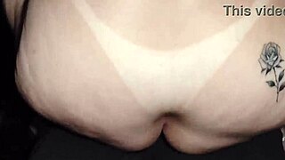 So, I took my wife's sister to the glory hole for her first time, and the whore jumped on that big cock with blowjob swallow action.