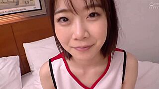 In this amateur video, a cute young Asian woman with big tits enjoys hardcore action. She receives a creampie after intense blowjob and cumshot moments.