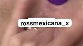 Rossmexicana enjoys shoving her dildo deep in this solo session 😈 Watch the hot Mexican latina ride toys with passion nonstop!