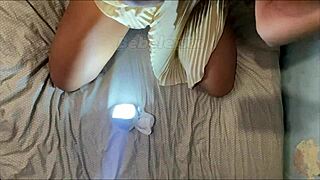 Whoa, this latina takes tight anal in missionary then gets cum on her face 😈