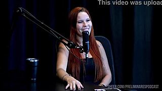 Watch the best moments of Carla Santos in Preliminares podcast with Bia Hot - part 3 on Sheer Red!