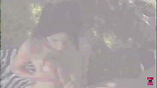 oh man, this slutty brunette in latex outfit... she's suckin' my dick pov outdoor, and it's gettin' filmed, ya know? facial cum too..