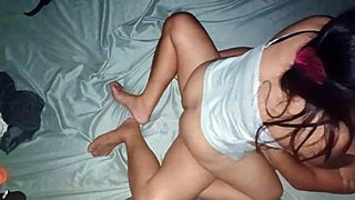 Asian Chubby Pregnant Woman Sex in Hotel Room