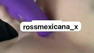 Rossmexicana enjoys shoving her dildo deep in this solo session 😈 Watch the hot Mexican latina ride toys with passion nonstop!