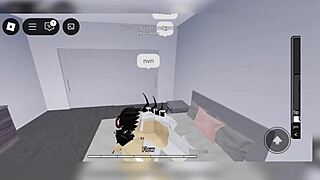 Boyfriend fucks me bareback bent over and almost impregnates in cute furry action