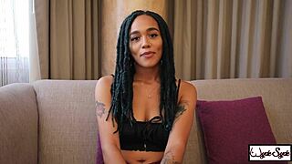 young university girl goes for massage session