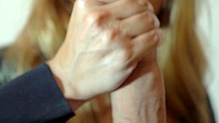 Young stepmom rides cowgirl style in close-up. Step daughter joins for mommy action.