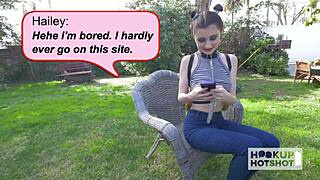 lil blonde hailey little 18+ munches her big carrot after hard fucking