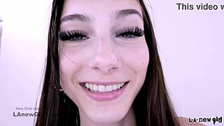hey this hot girl gets her young 18+ small 18+ pussy teased and penetrated by long dick in pov casting interview with sucking fucking orgasm.
