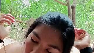 Why is my older stepsister AlexaChris20 sucking my cock to make this video go viral?