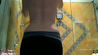 Why not join jelena jensen's solo shower tit play?