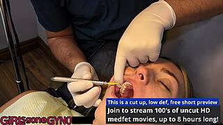 Tyler Lynns Yearly Dental Exam Part 1 of 1 with Blonde Close Up Cum in Mouth