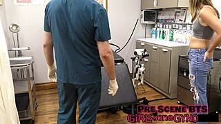 Tyler Lynns Yearly Dental Exam Part 1 of 1 with Blonde Close Up Cum in Mouth