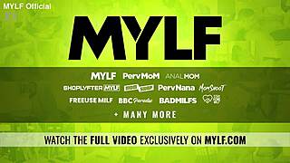 Sata's stepfamily vacation cheating with horny milf masturbating oiled pussy in garage.